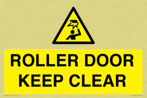 ROLLER DOOR KEEP CLEAR